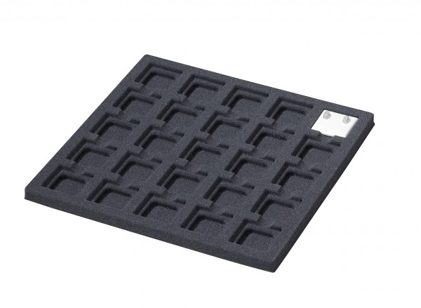 moulded tray for cartridges